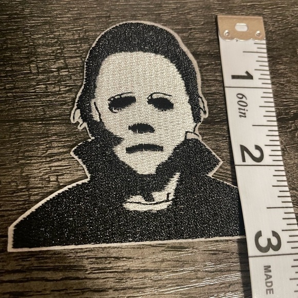 Michael Myers Iron on Patch Horror Scary Movie Embroidered Patches Applique - Picture 2 of 5